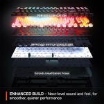 خرید کیبورد SteelSeries Apex Pro TKL نسل سه - سوییچ HyperMagnetic OmniPoint 3.0 - سفید